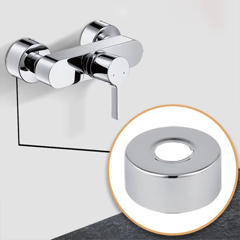 Tiny Home Bathroom Kit - Edelstahl-Rohrverkleidungsabdeckung, Dekorative Abdeckung für Duscharmatur-Eckventil, Abdeckplatte