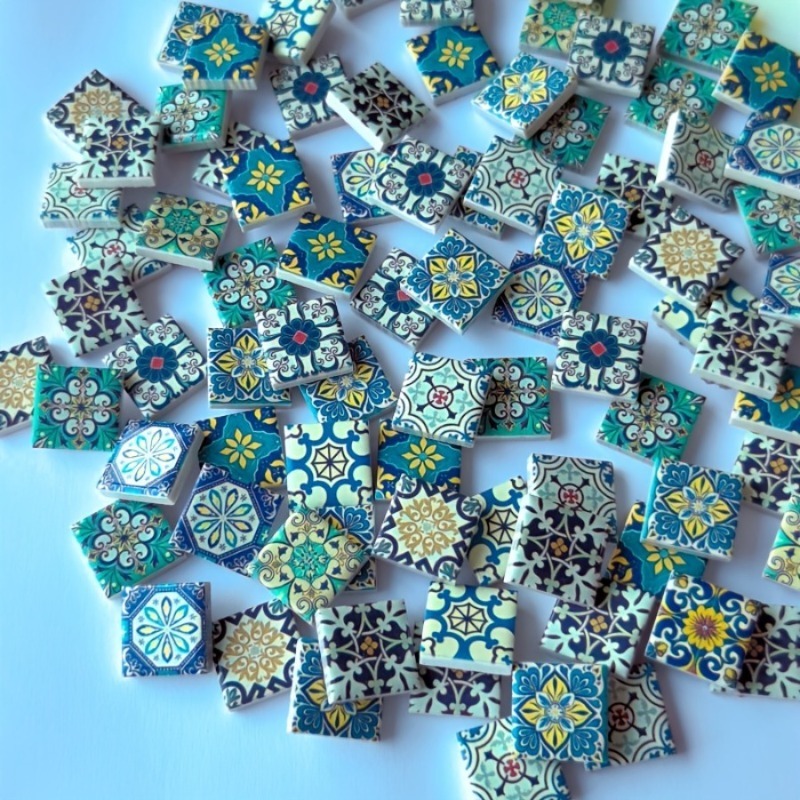 Home Bathroom Tiles - 150g DIY Mosaik-Dekorfliesen Handgefertigte Heimdekoration Geeignet