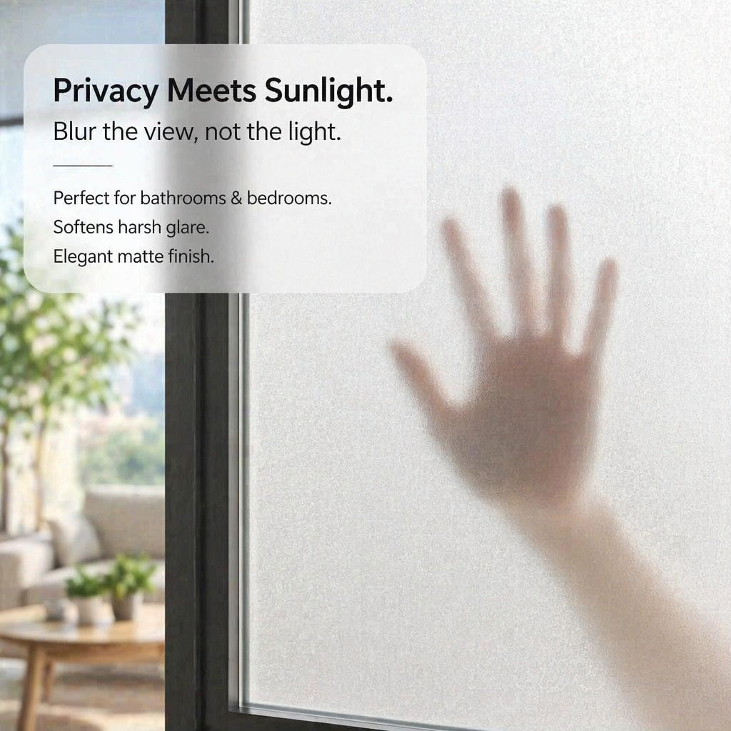 Milchige Sichtschutzfolie für  – Home Bathroom Window Bewertung und Preis