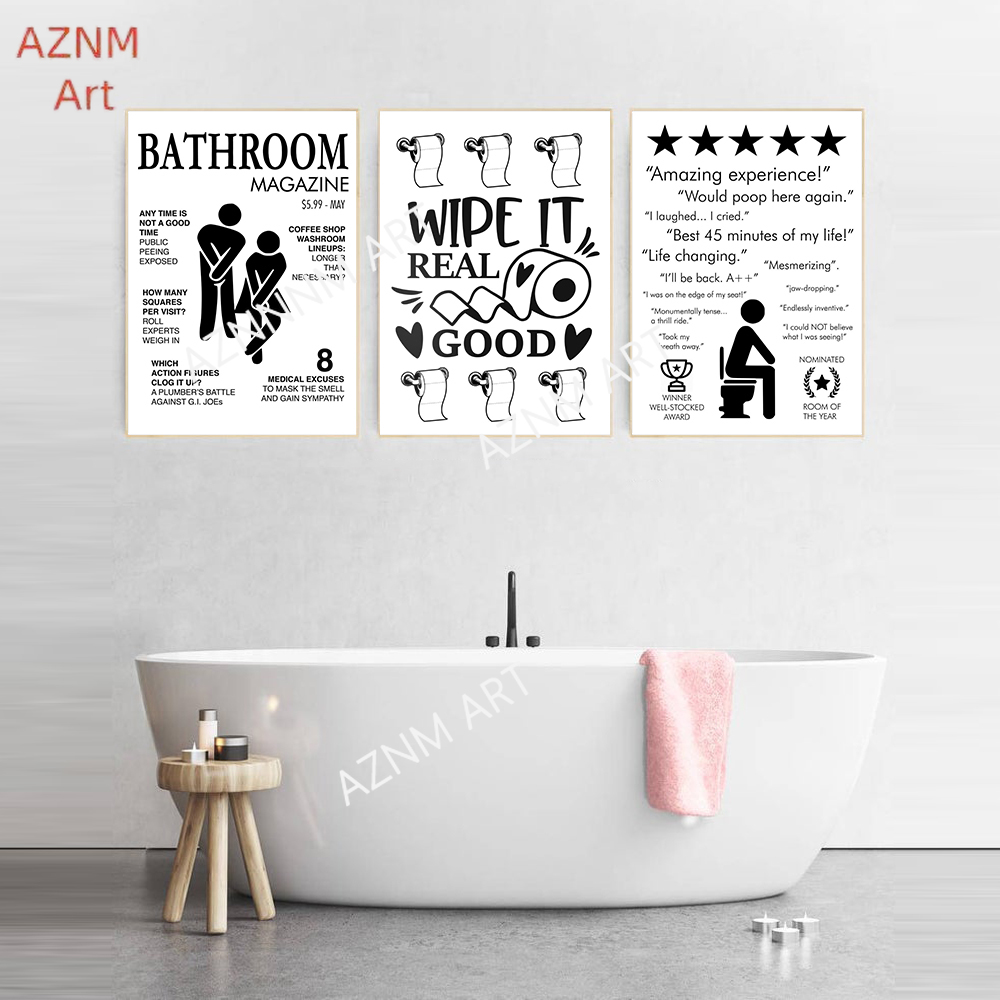 Wand Kunst Leinwand Malerei Lu – Home Bathroom Wall Art Bewertung und Preis