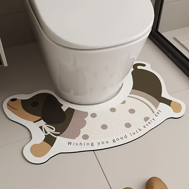 VIKAMA Dackel-Toilettenmatte,  – Zara Home Bathroom Rug Bewertung und Preis