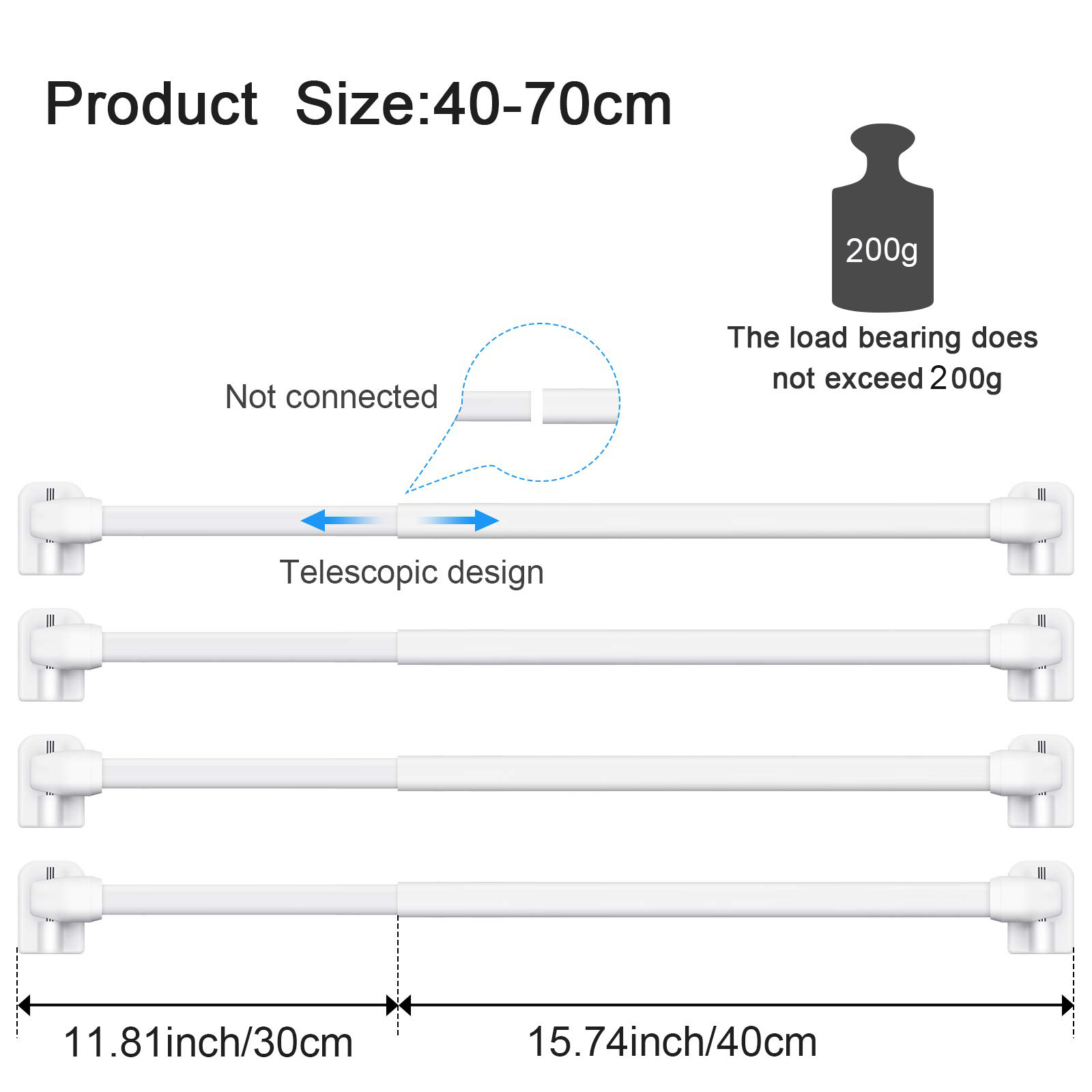 4-teilige Verstellbare Gardine – Home Bathroom Window Bewertung und Preis