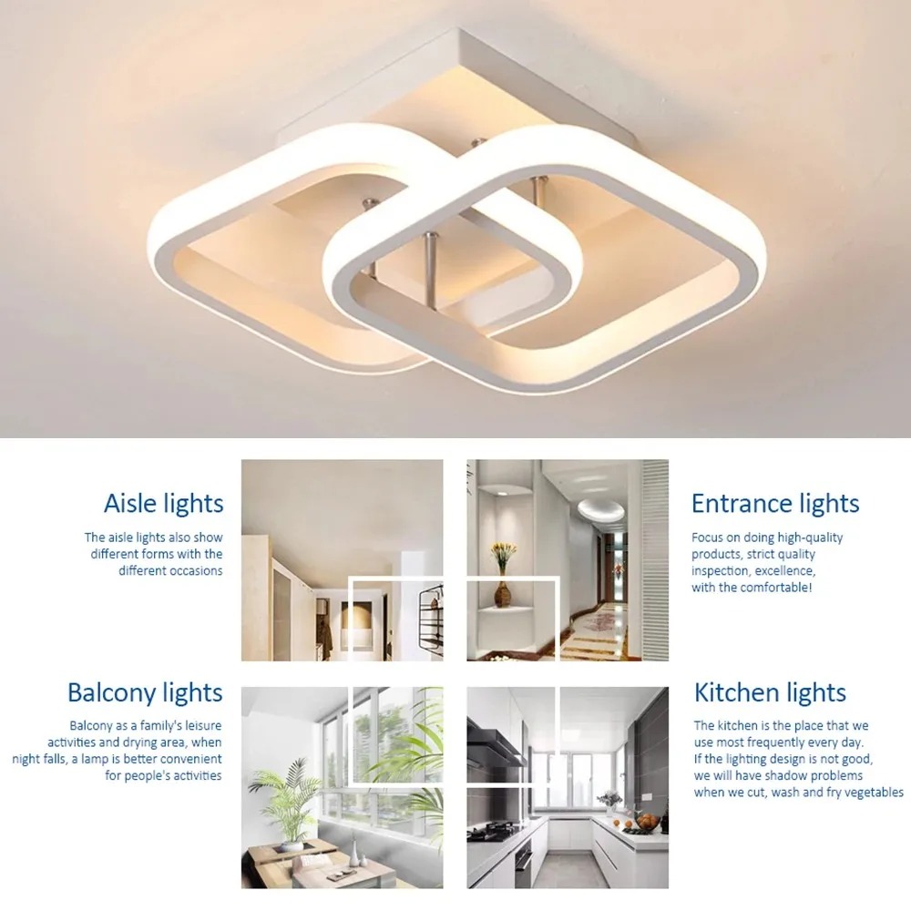 Moderner LED-Deckenleuchter, 3 – Home Bathroom Colors Bewertung und Preis