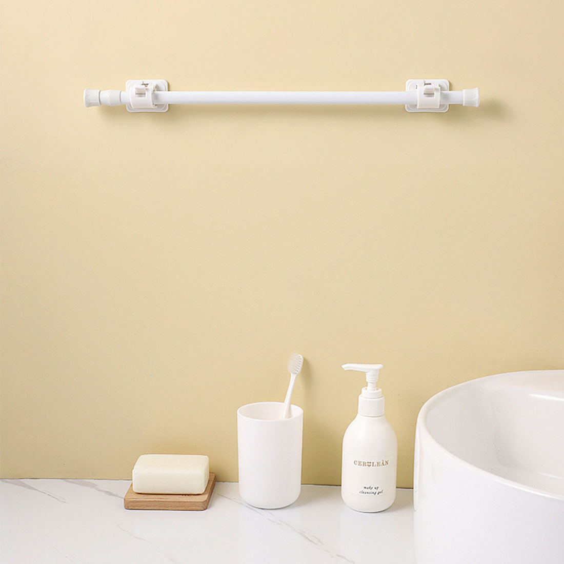 Mehrzweck-Teleskopstange mit F – Home Bathroom Window Bewertung und Preis