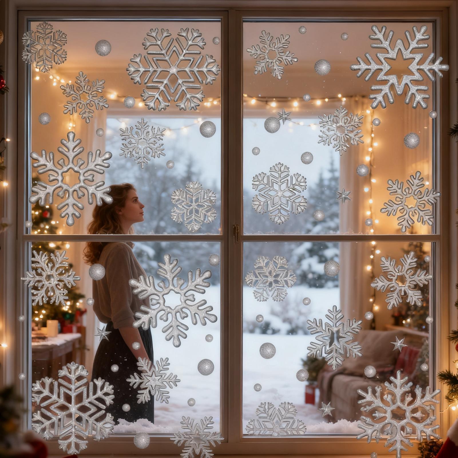 Feiertags-Fensteraufkleber, st – Home Bathroom Tiles Bewertung und Preis