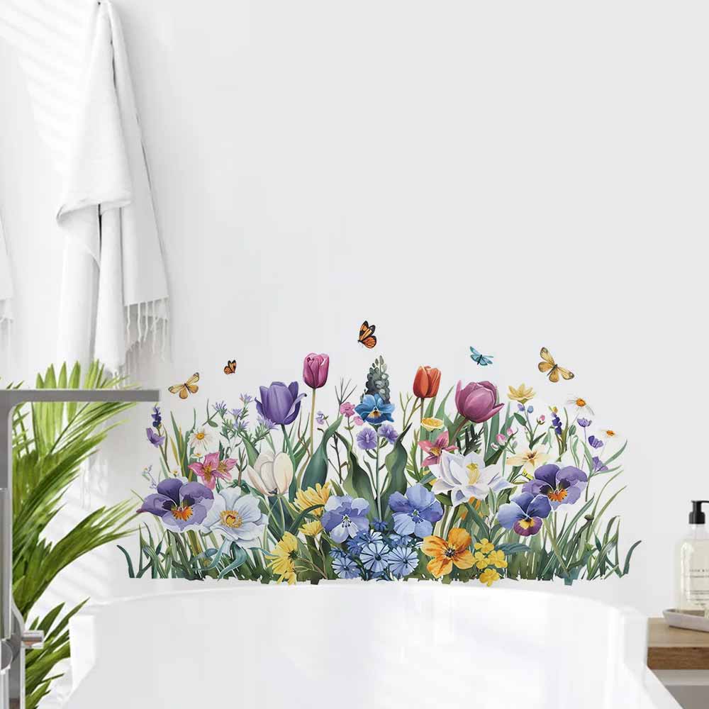 Tulpen-Schmetterlings-Fenstera – Home Bathroom Tiles Bewertung und Preis