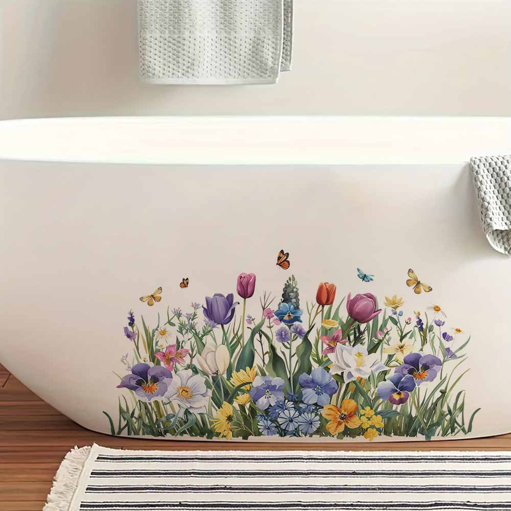 Tulpen-Schmetterlings-Fenstera – Home Bathroom Tiles Bewertung und Preis