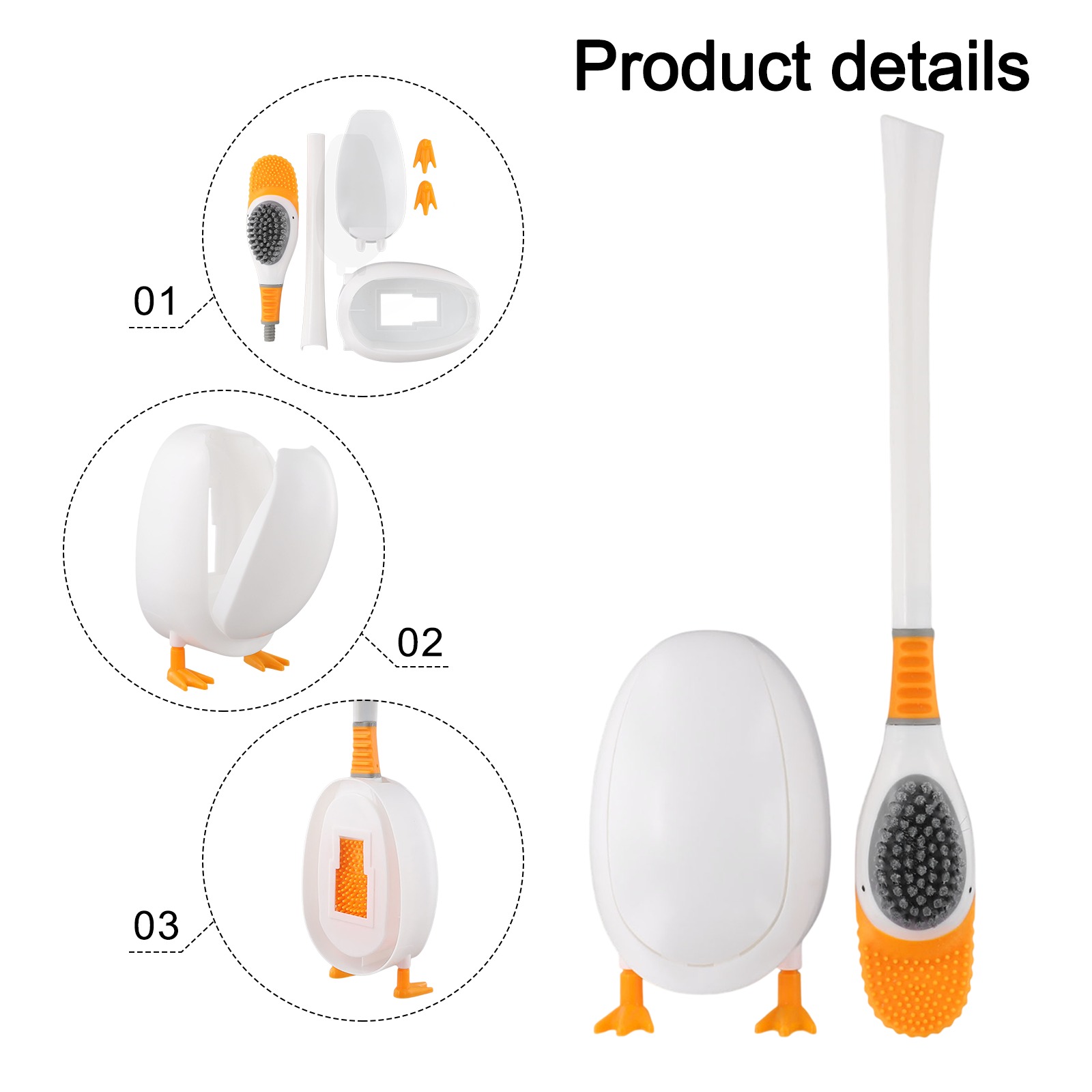 1 Stück Silikon-Toilettenbürst – Home Bathroom Cleaning Bewertung und Preis