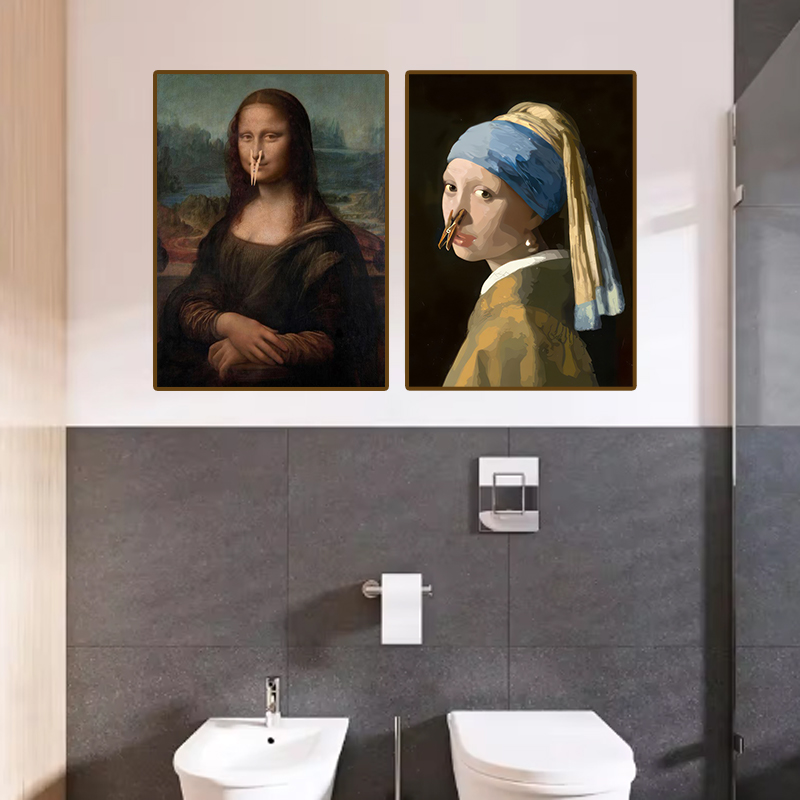 1 Stück Lustiges Abstraktes Ba – Home Bathroom Wall Art Bewertung und Preis