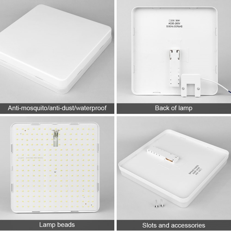 36W 48W ultradünne LED-Deckenl – Home Bathroom Colors Bewertung und Preis
