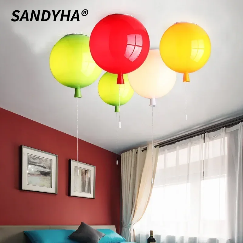 SANDYHA Bunter Ballon-LED-Kron – Home Bathroom Colors Bewertung und Preis