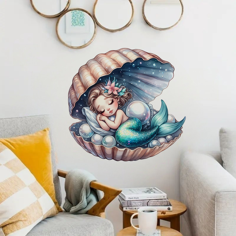 Hübscher Meerjungfrau-Aufklebe – Home Bathroom Tiles Bewertung und Preis