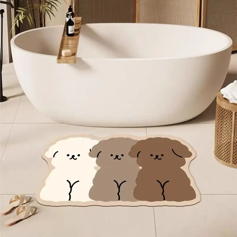 1 Stück Niedliche Hundeförmige – Zara Home Bathroom Rug Bewertung und Preis