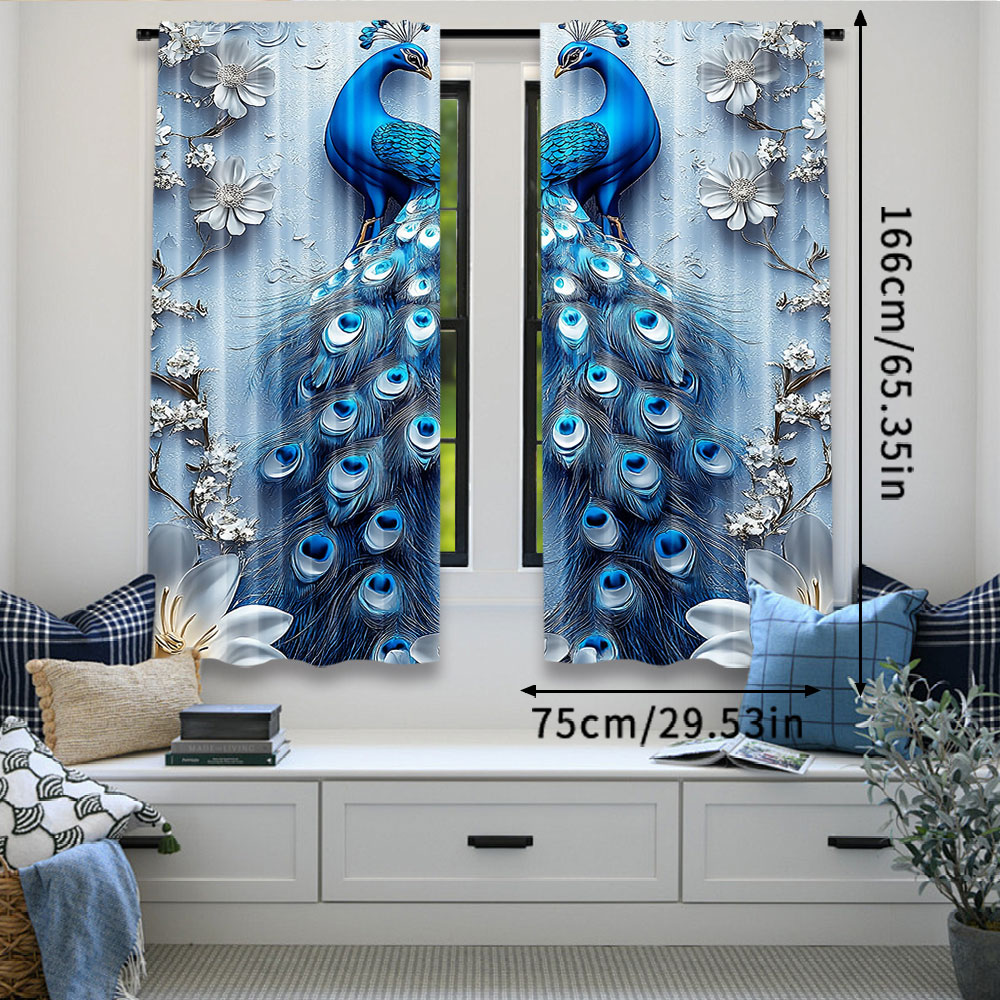2 Stücke Gothic Blauer Pfauen- – Home Bathroom Colors Bewertung und Preis