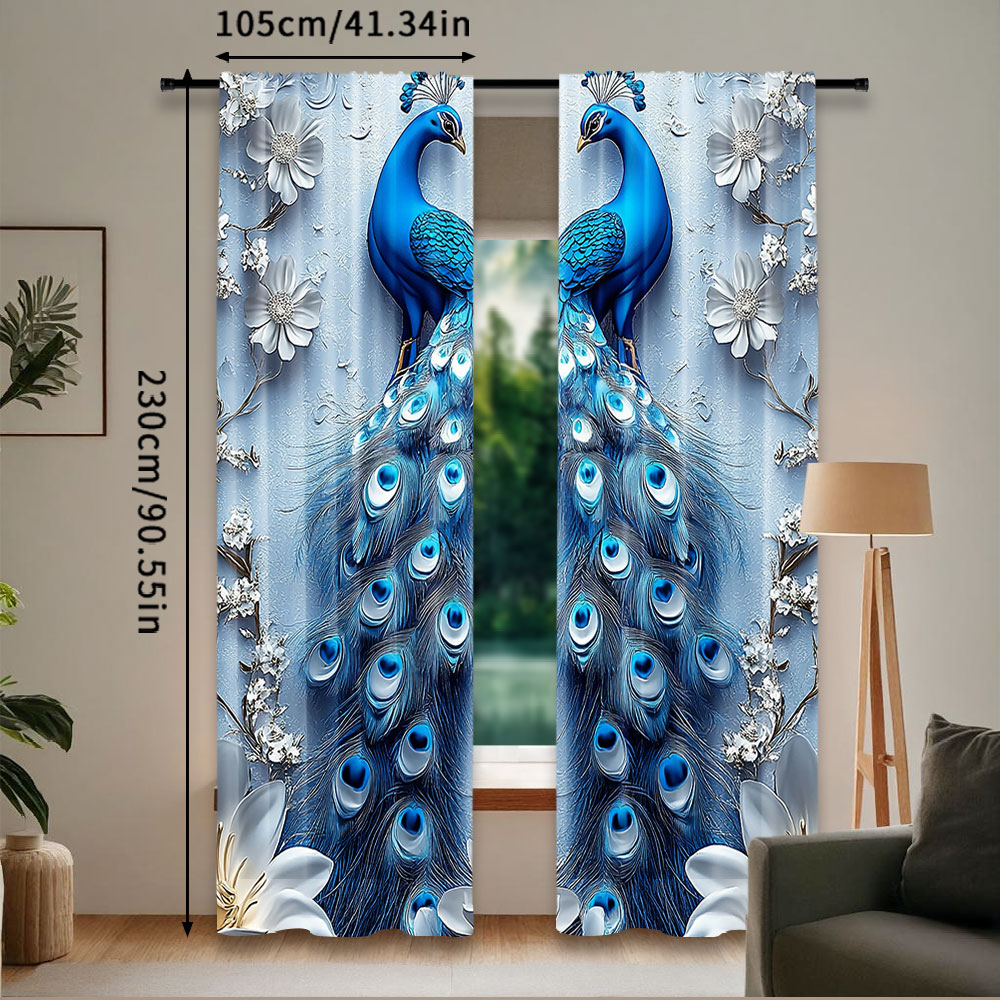 2 Stücke Gothic Blauer Pfauen- – Home Bathroom Colors Bewertung und Preis